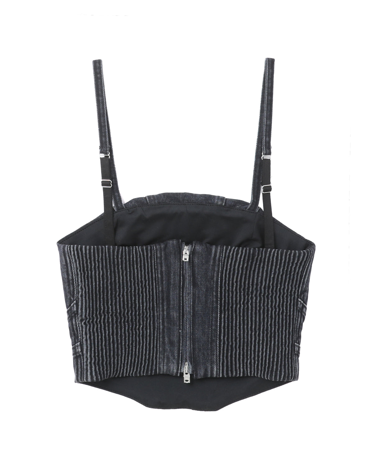 Denim bustier