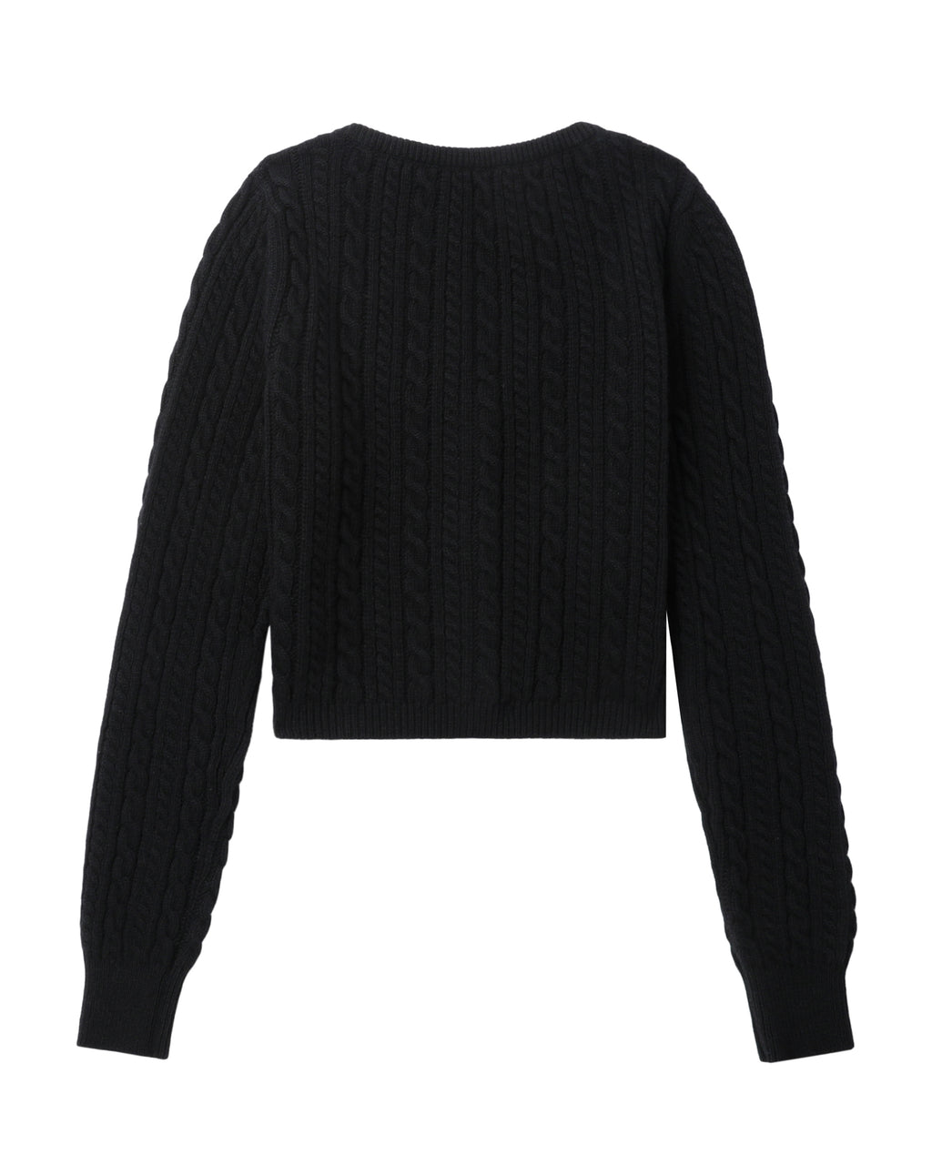 Wool blend knitted cardigan