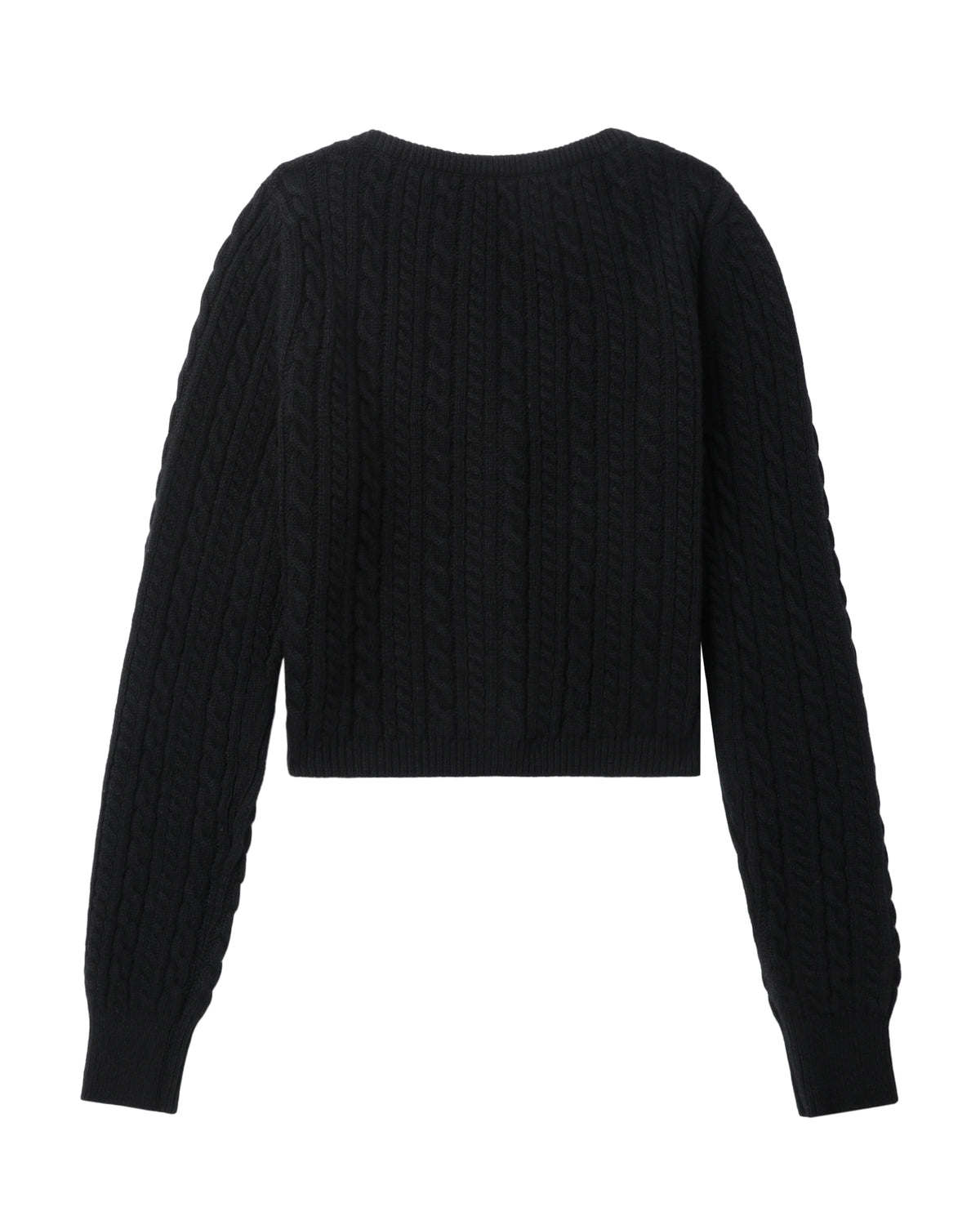 Wool blend knitted cardigan