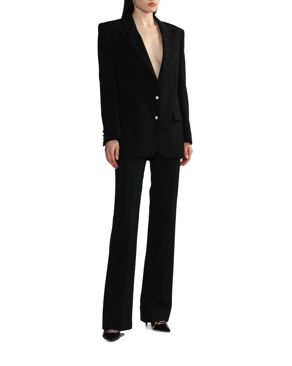 Light wool lurex jacket