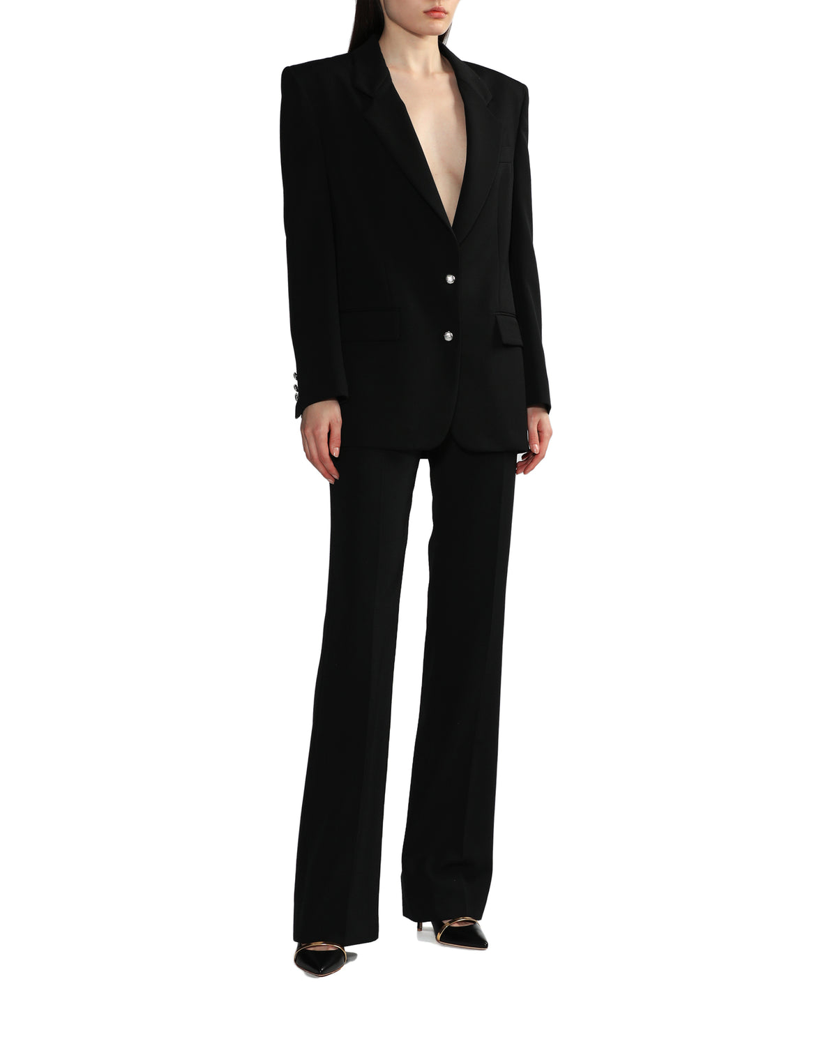 Light wool lurex jacket