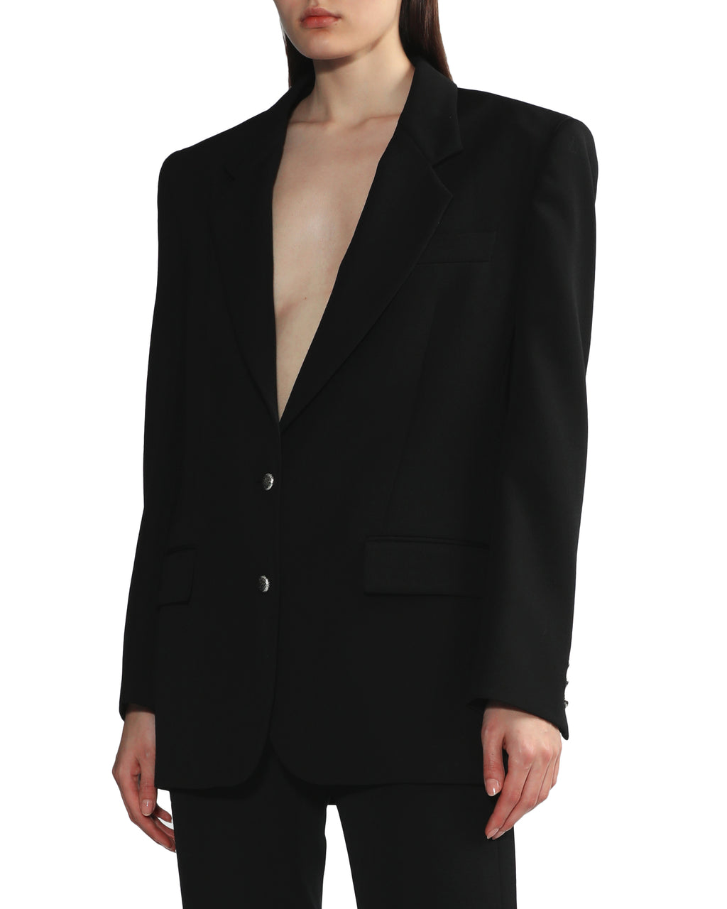Light wool lurex jacket