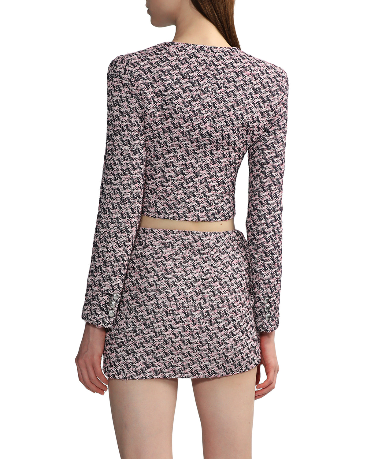 Textured button jacket