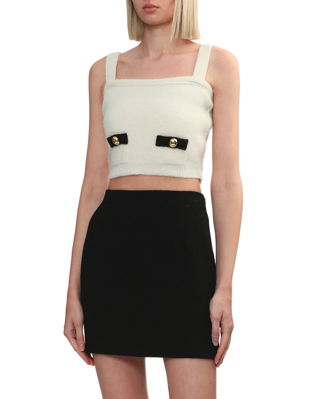 Alpaca knitted bralet