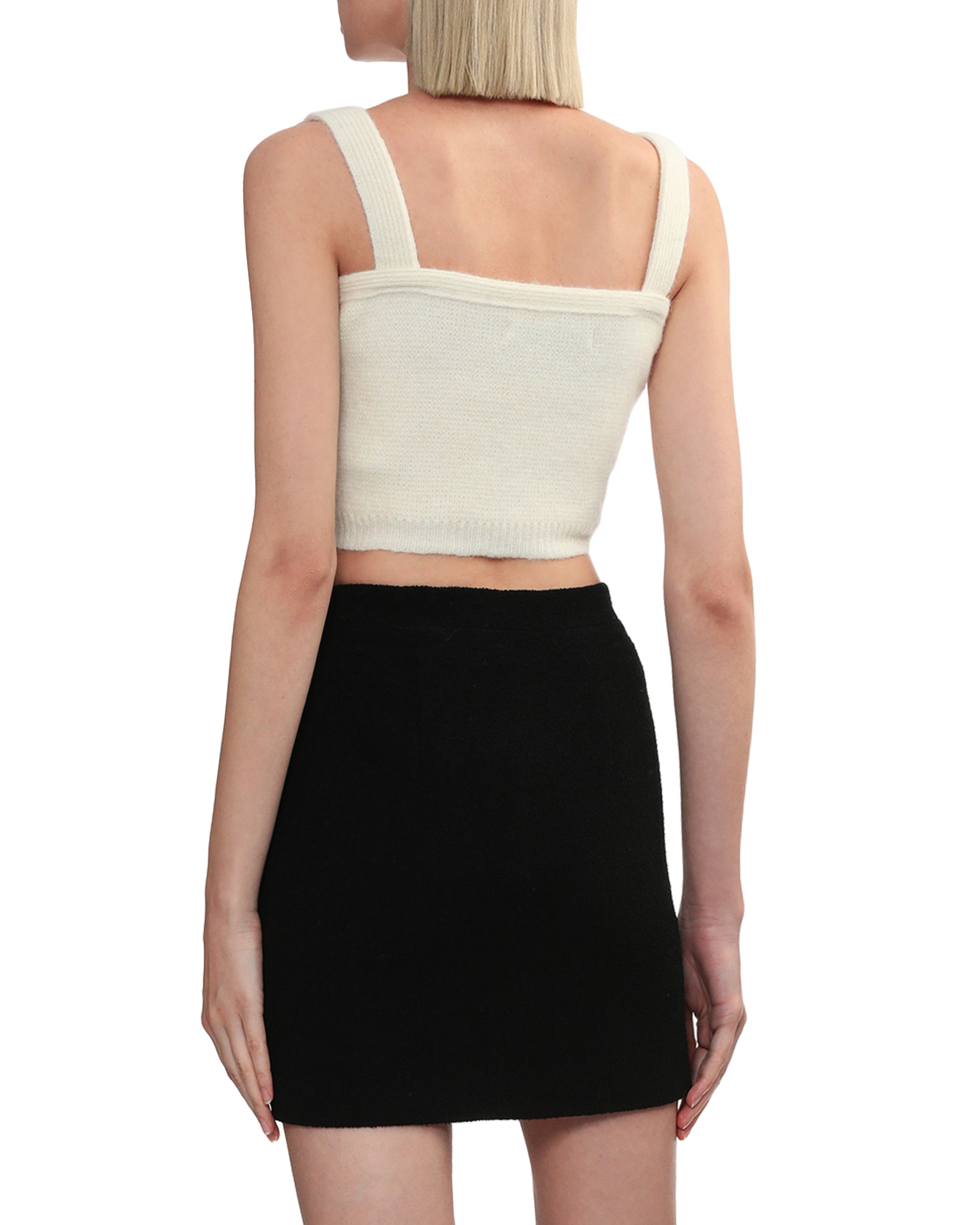 Alpaca knitted bralet
