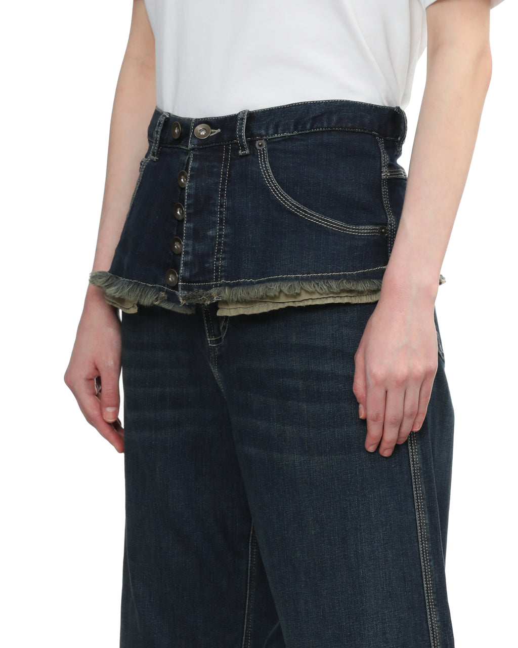 Layered jeans