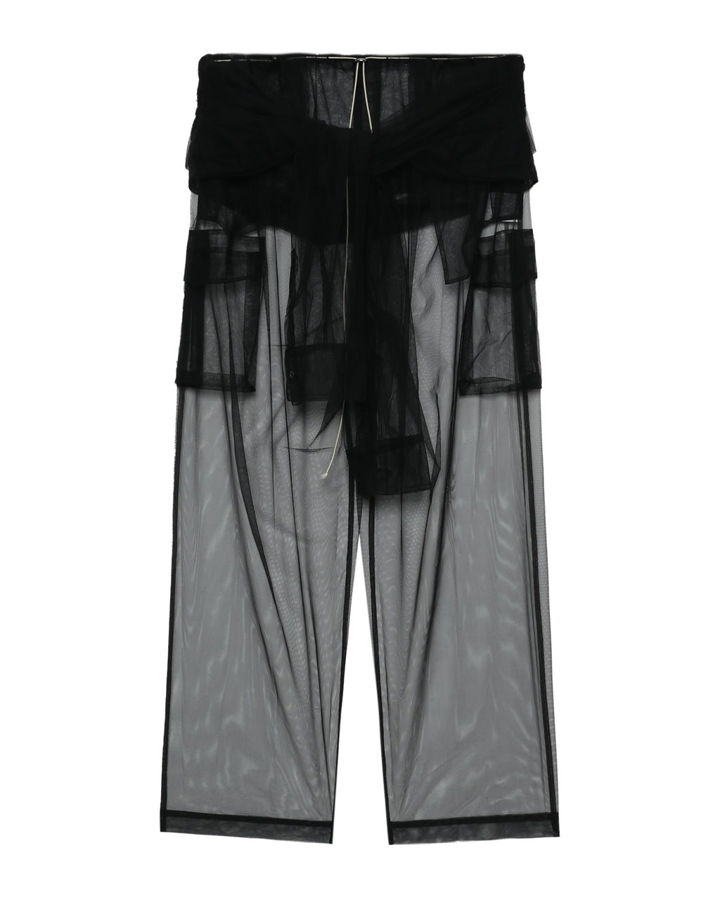Tulle cargo pants