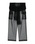 Tulle cargo pants