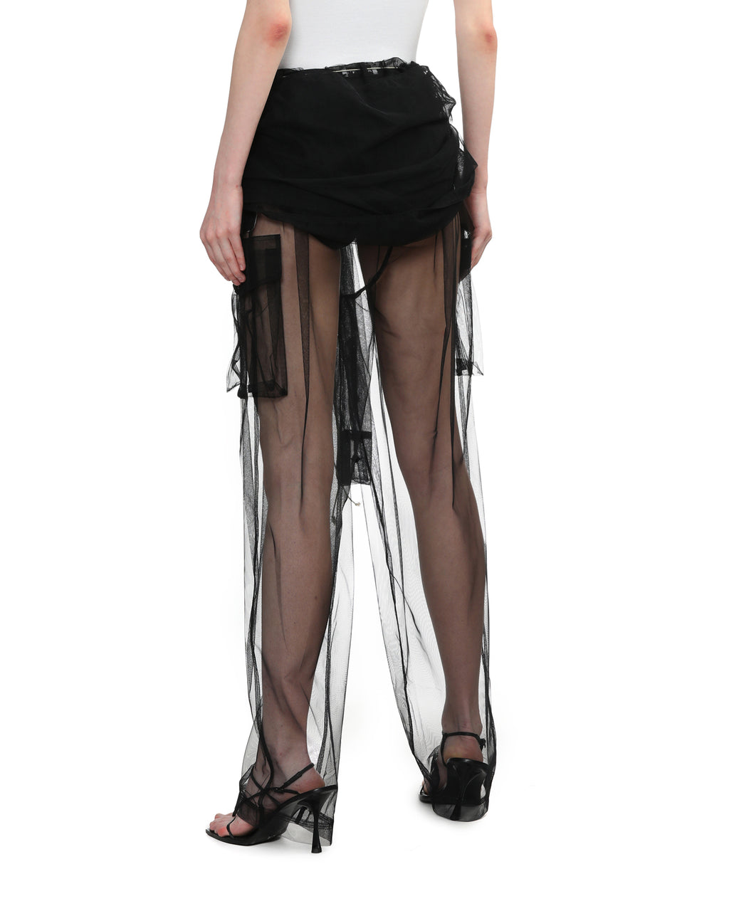 Tulle cargo pants