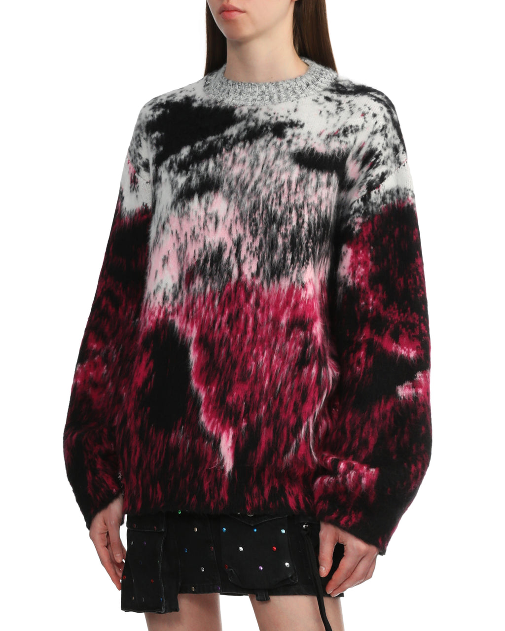 Multicolour wool sweater