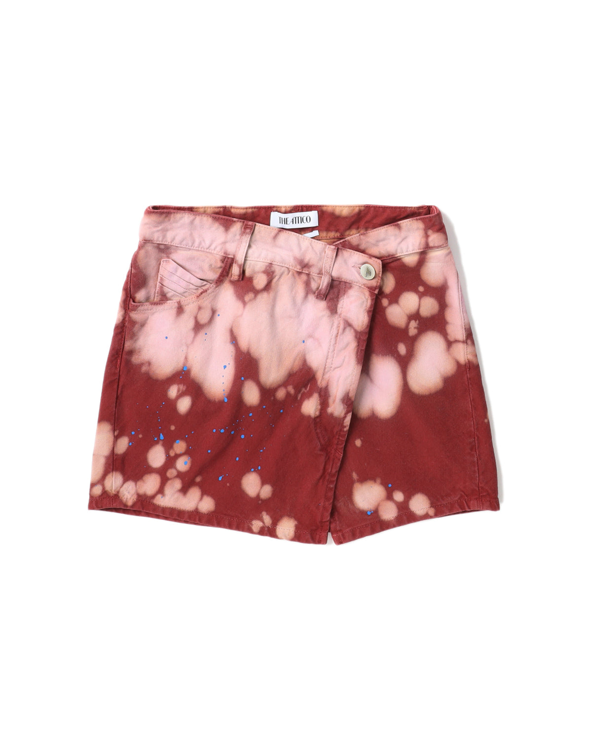 Eudra pink and Bordeaux mini skirt
