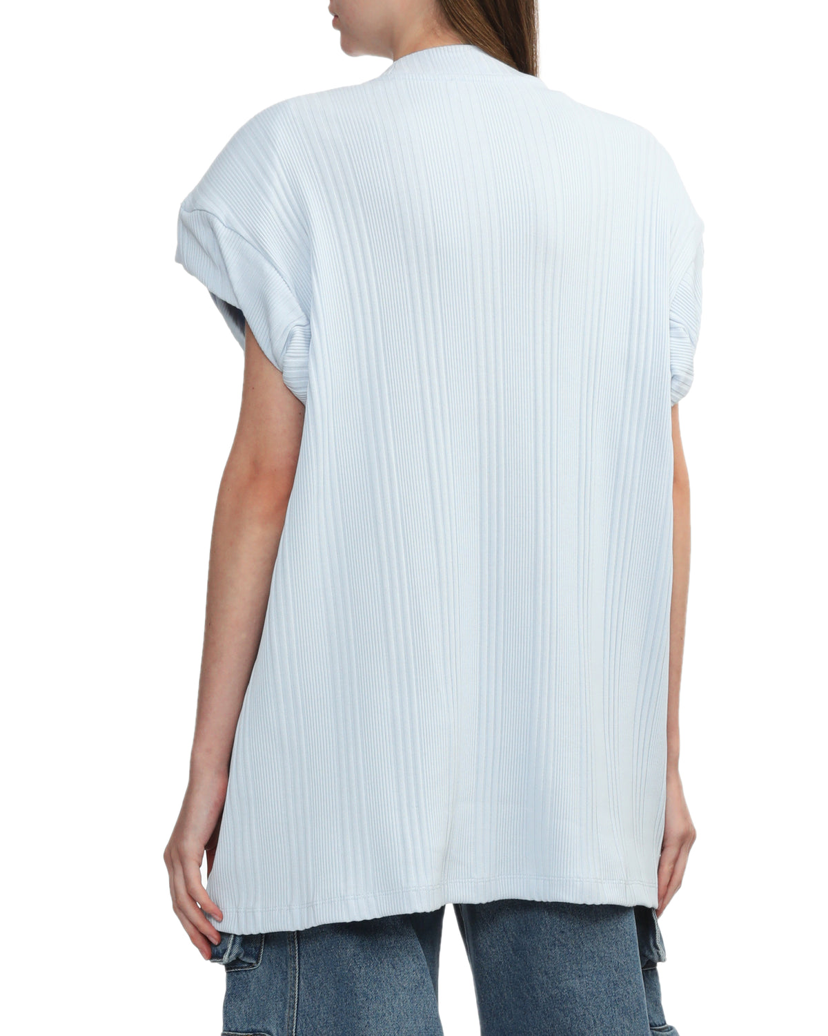 Logo cap sleeve tee