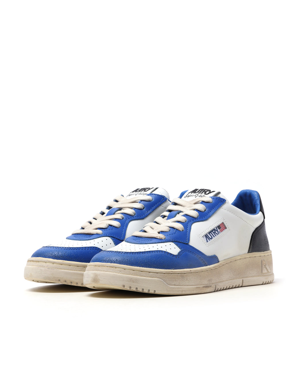 Super vintage low leather sneakers