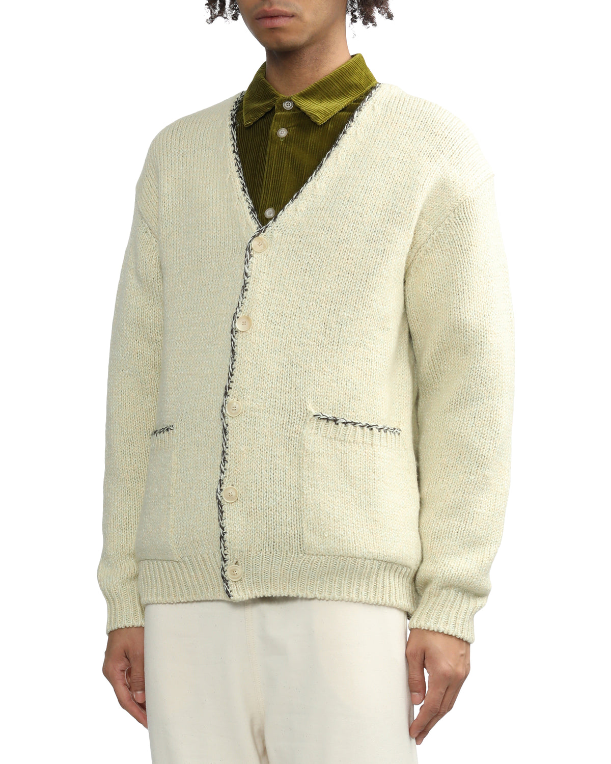 Trimmed cardigan