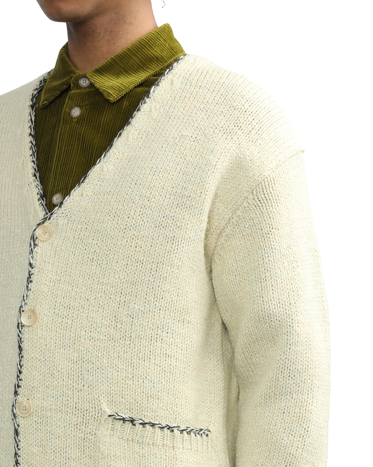 Trimmed cardigan