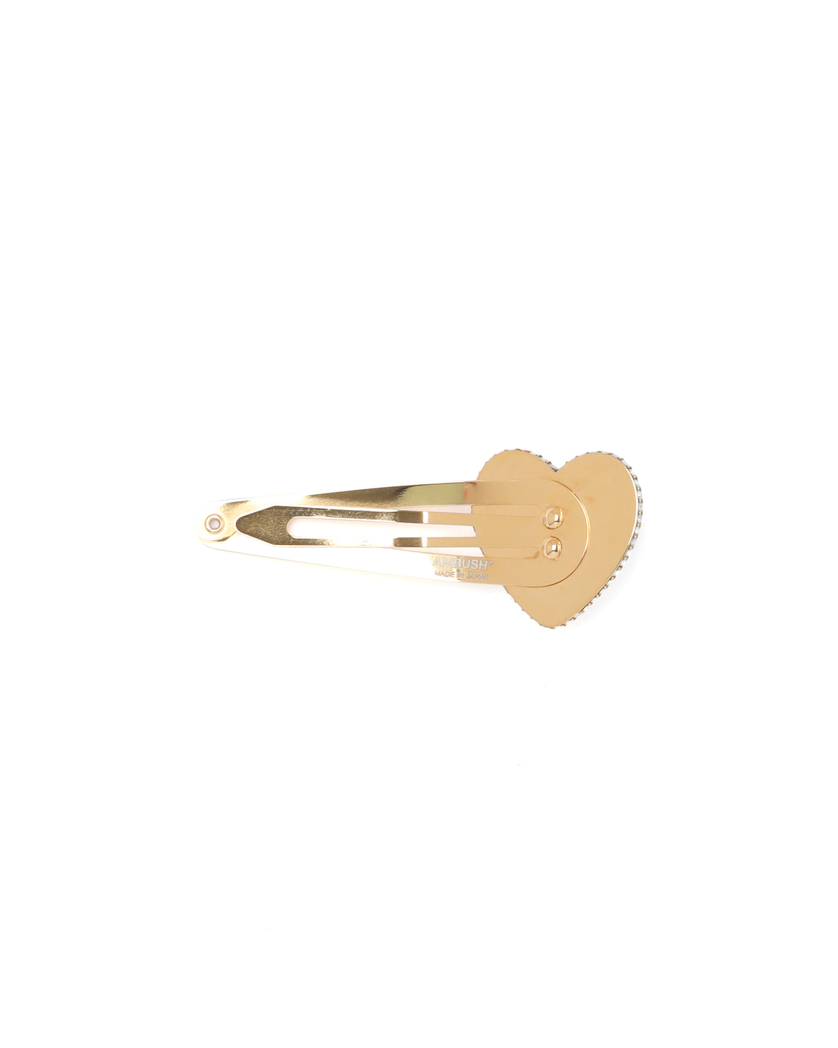 Pearl heart hair clip