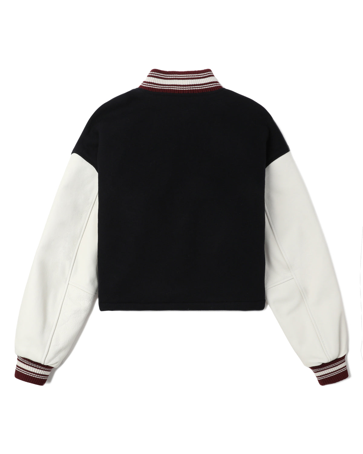 Cropped varsity jacket