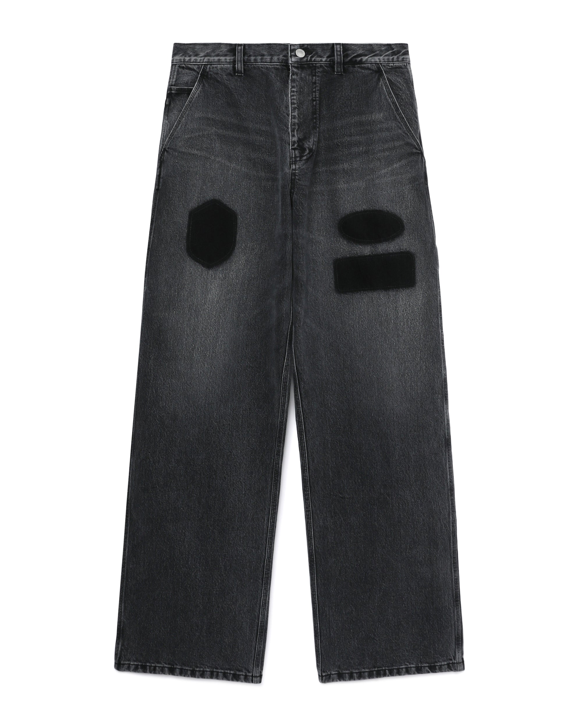 Patch accent jeans