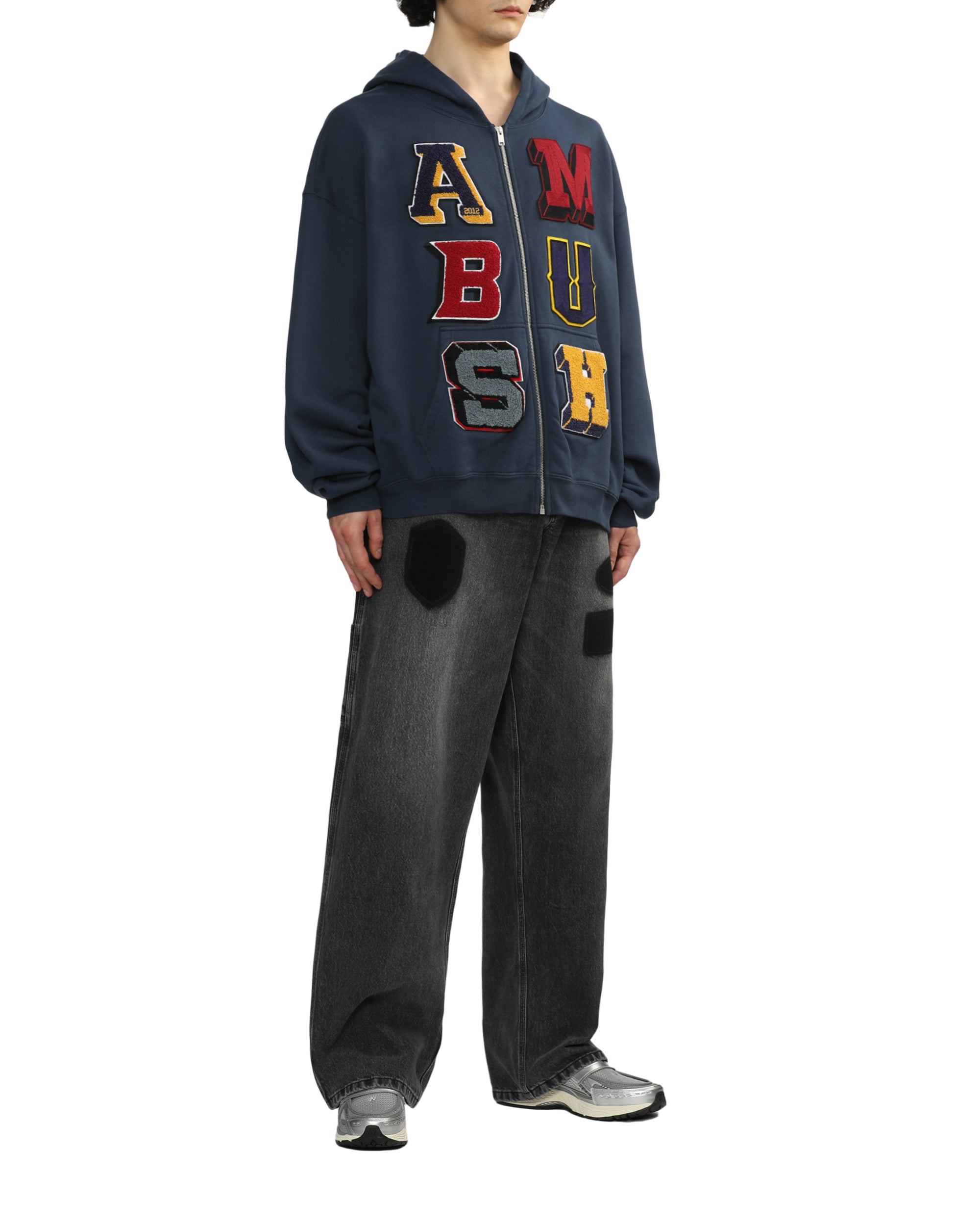 Patch accent jeans