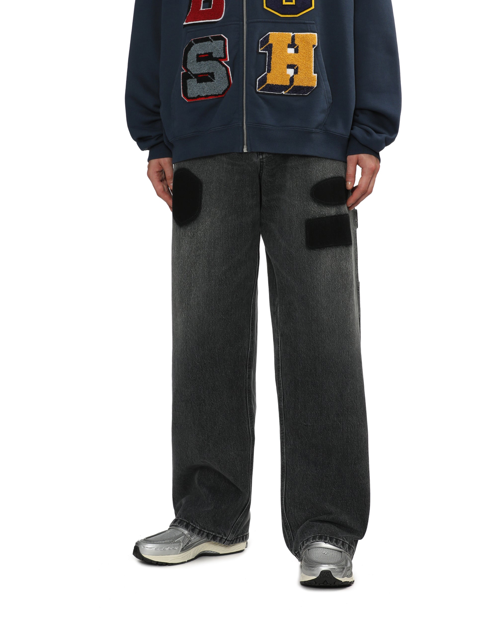 Patch accent jeans