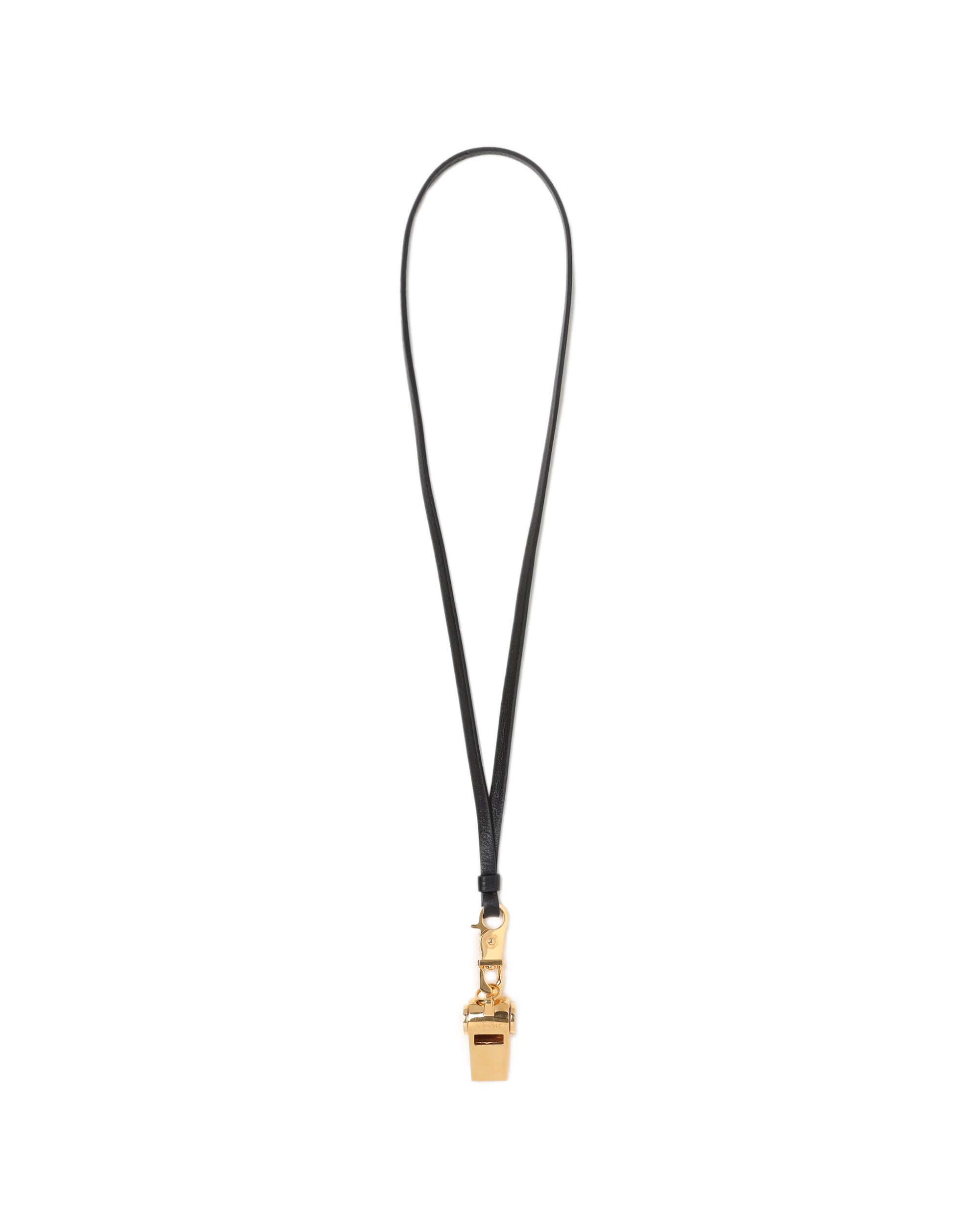 Whistle leather necklace