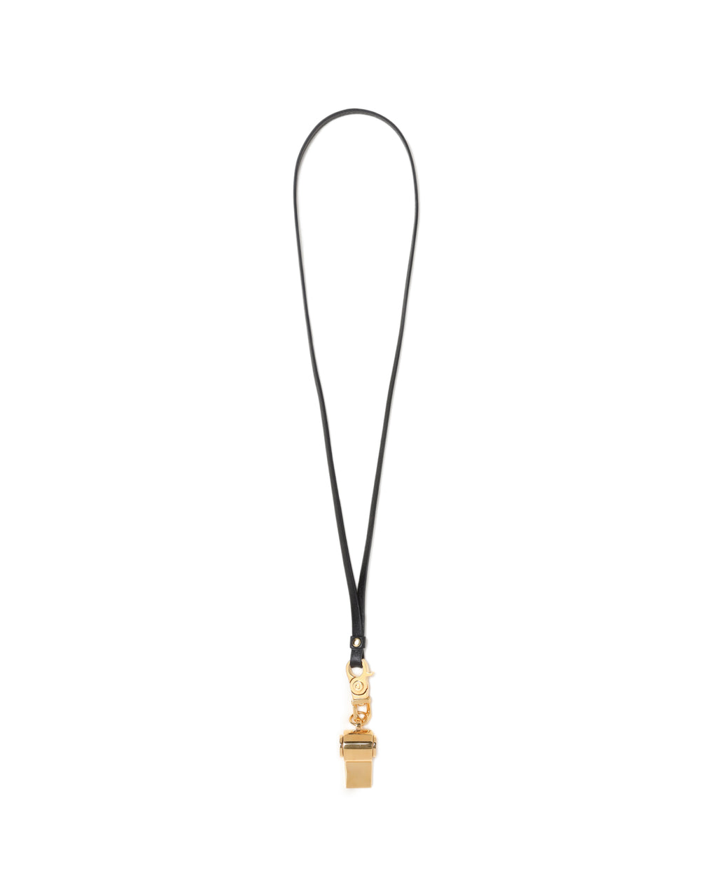Whistle leather necklace