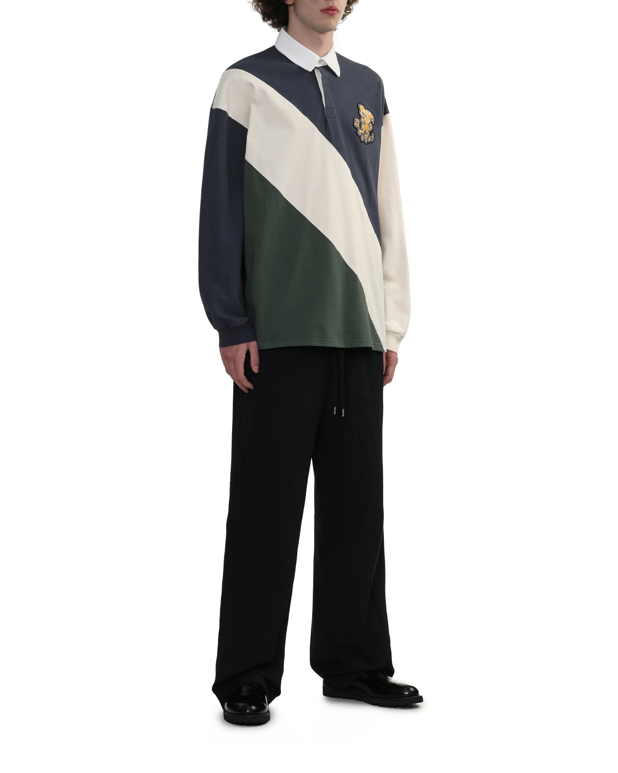 Straight leg trousers