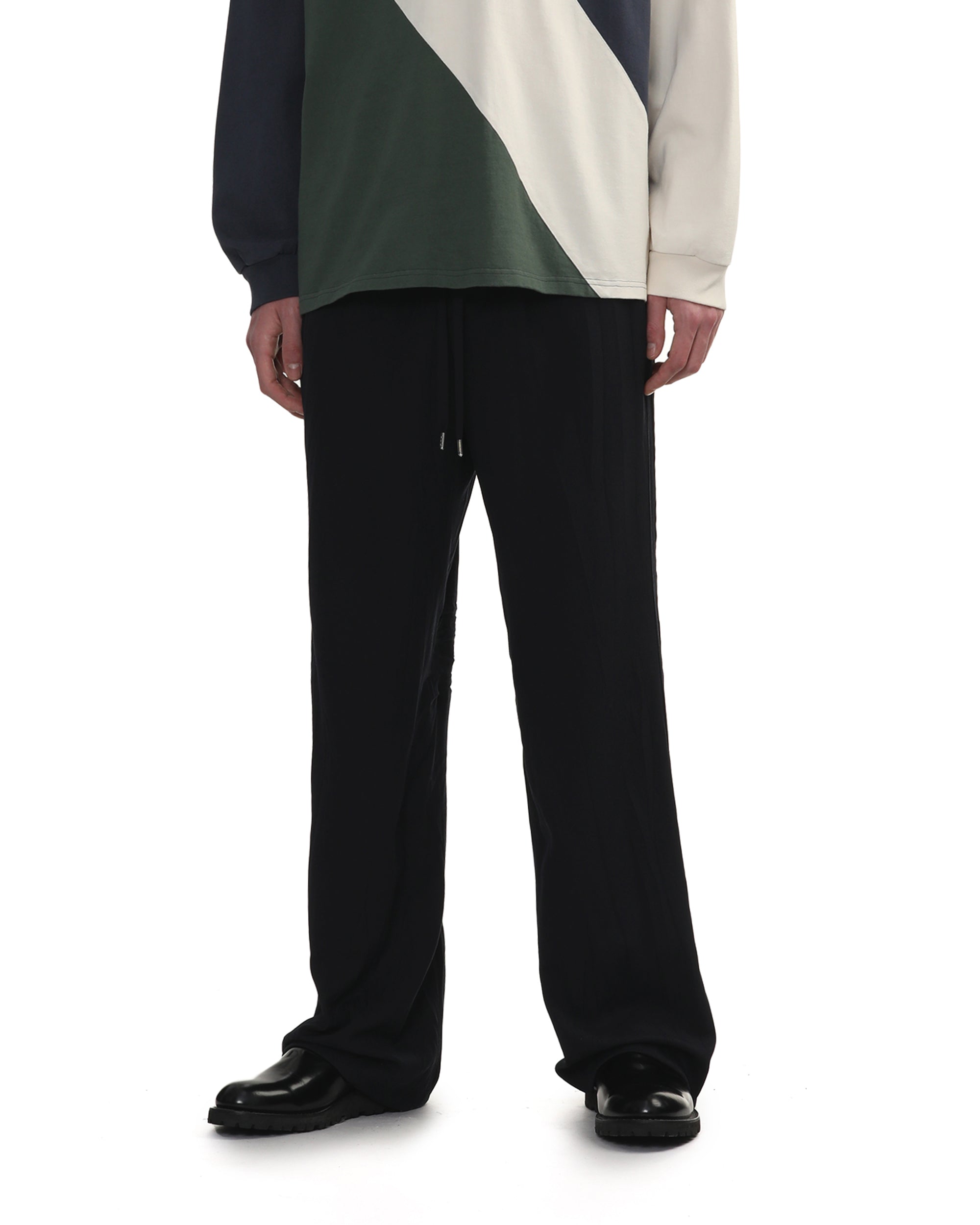Straight leg trousers