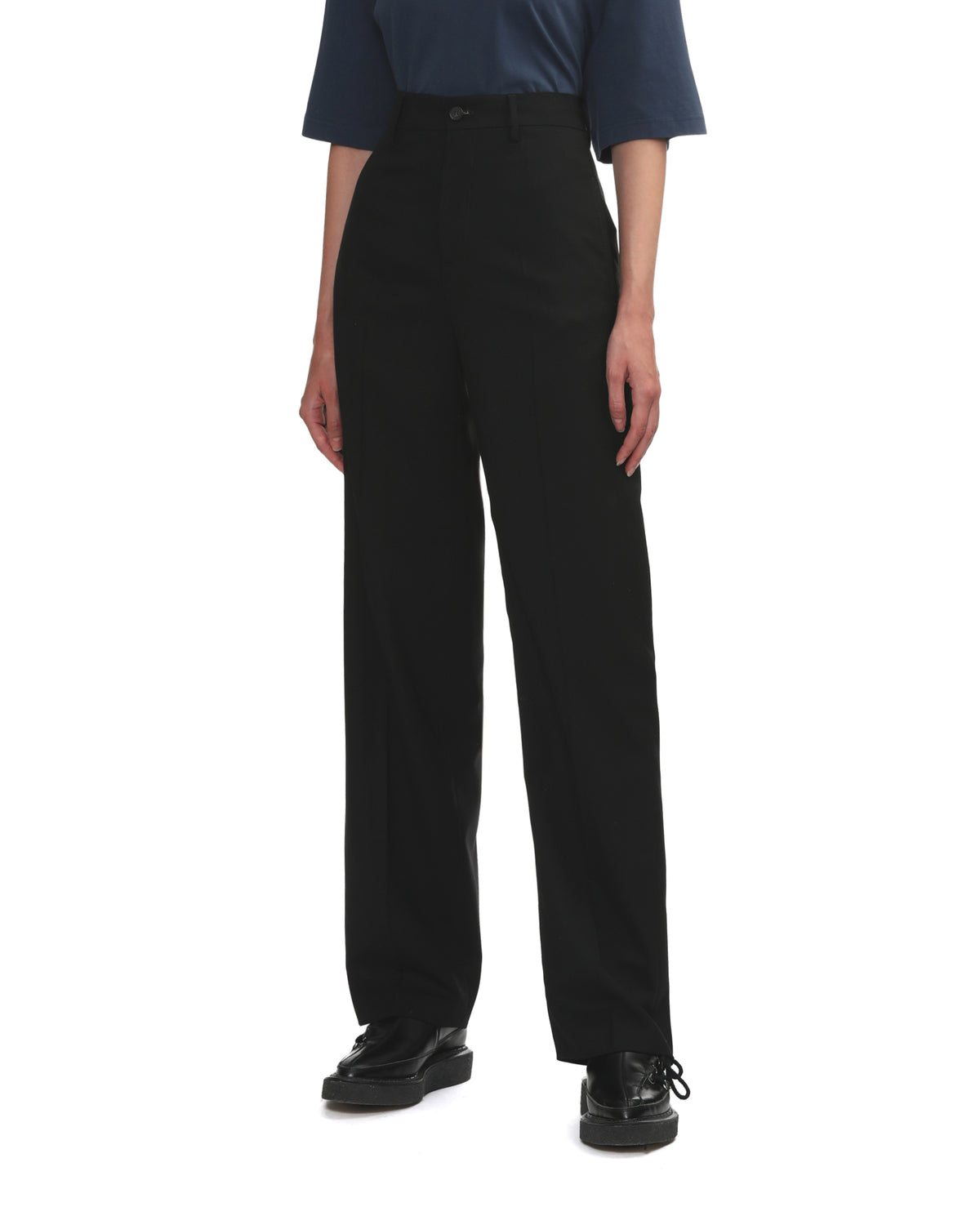 Pleated suit pants