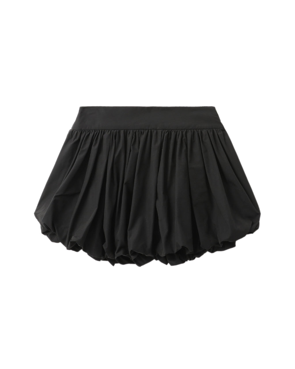 Puff-hem skirt