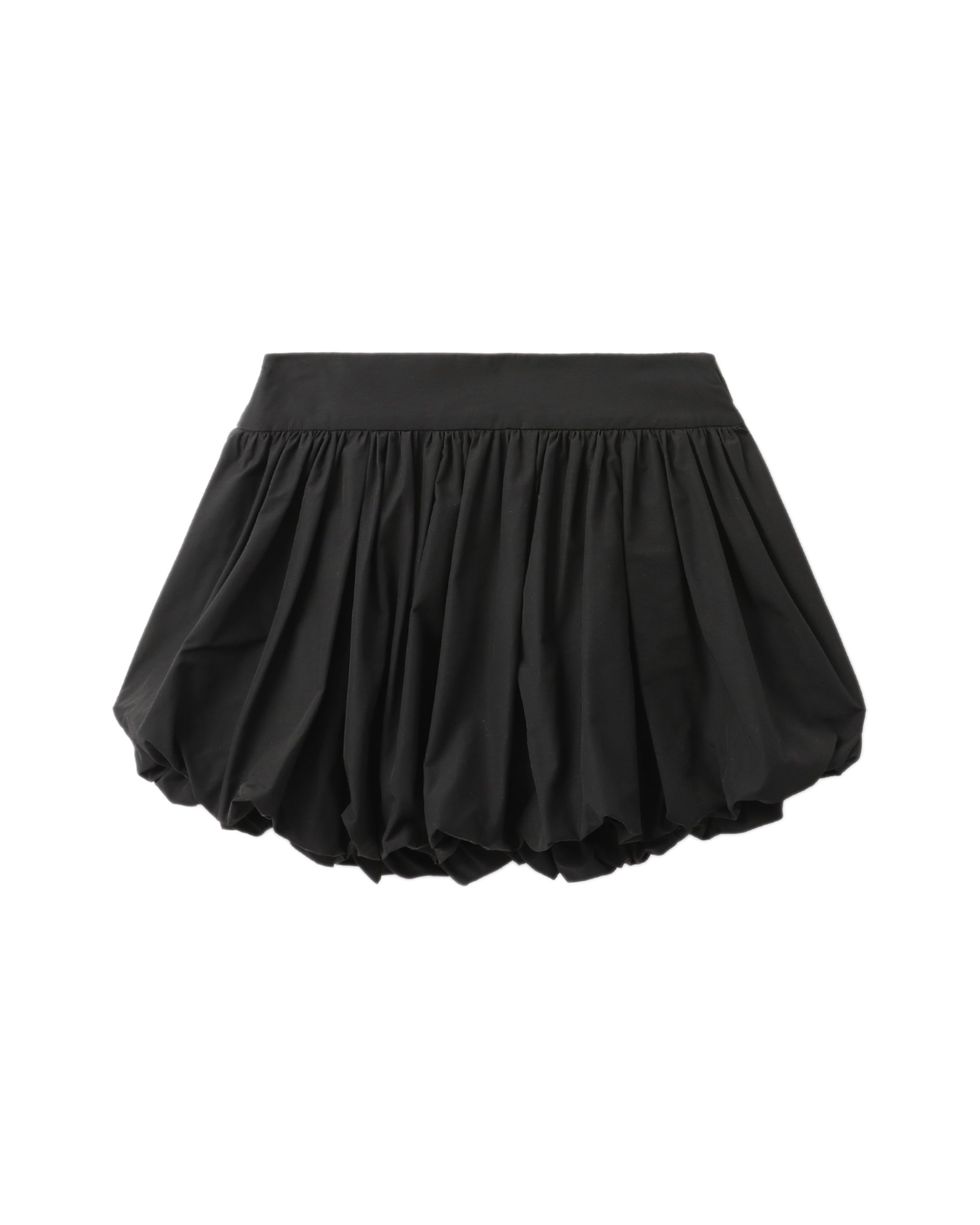Puff-hem skirt