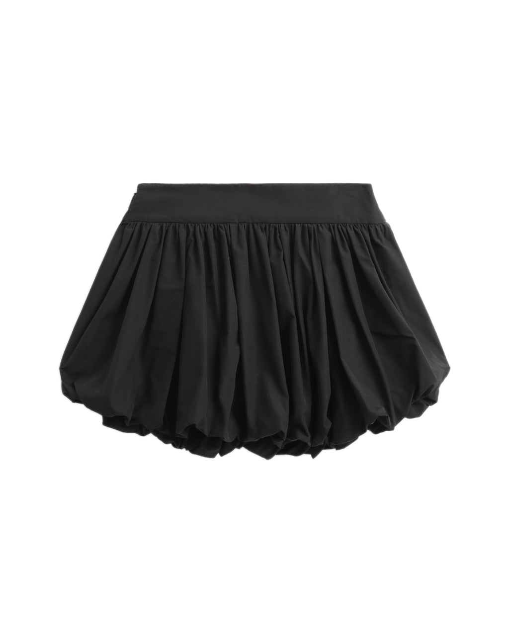 Puff-hem skirt