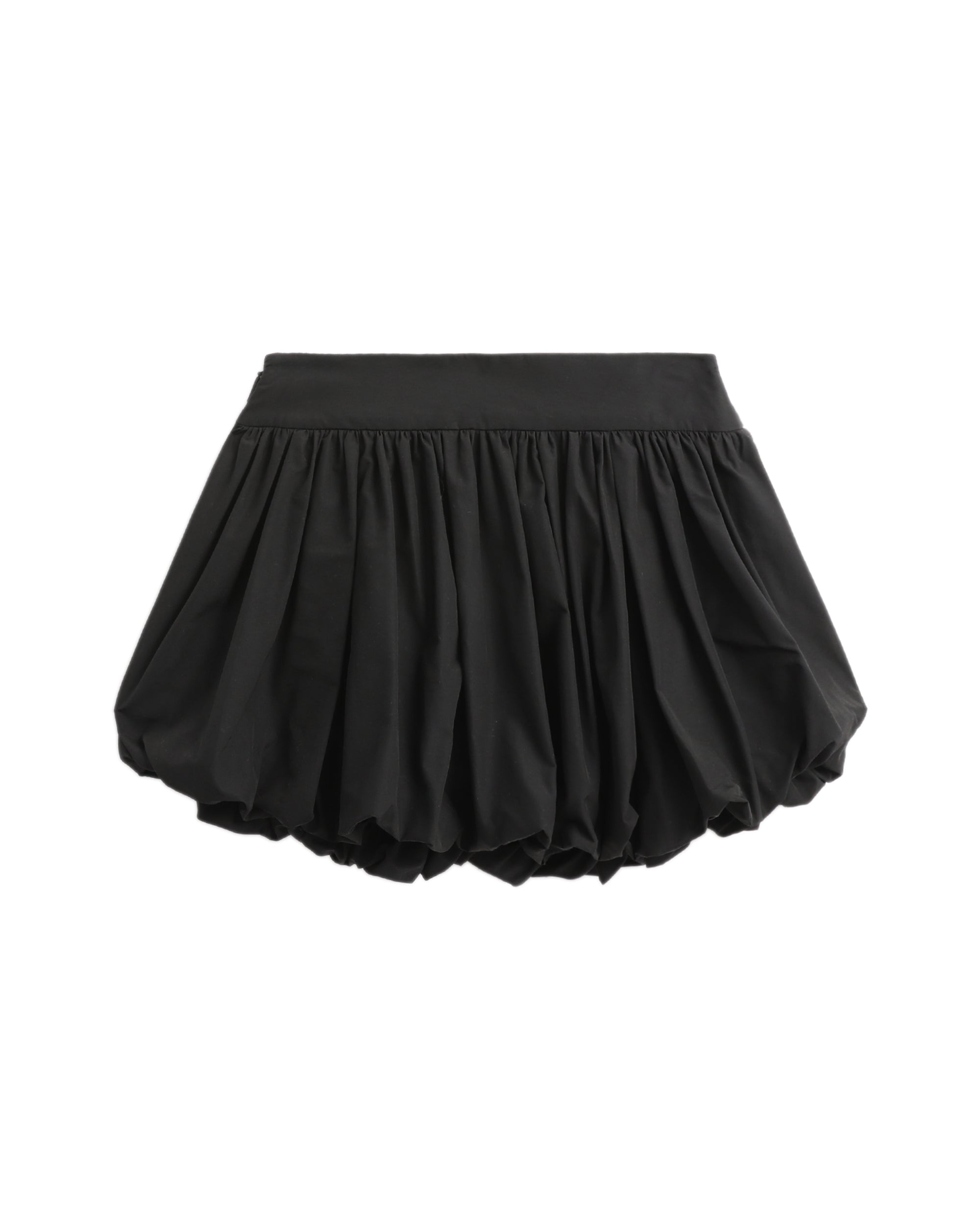 Puff-hem skirt