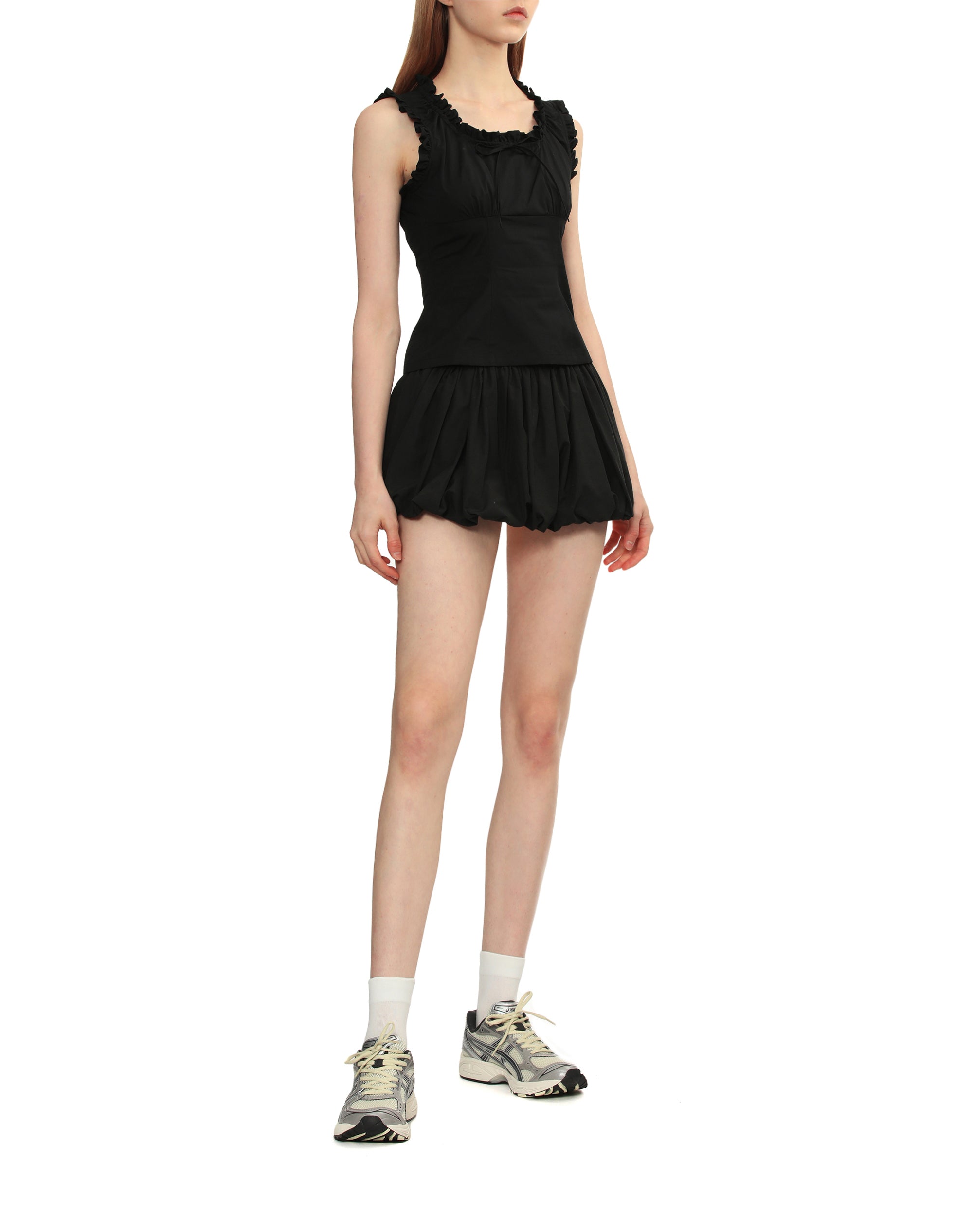 Ruffled tank top