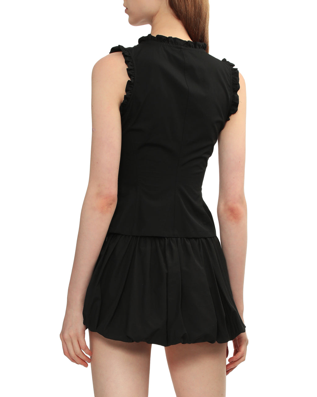 Ruffled tank top