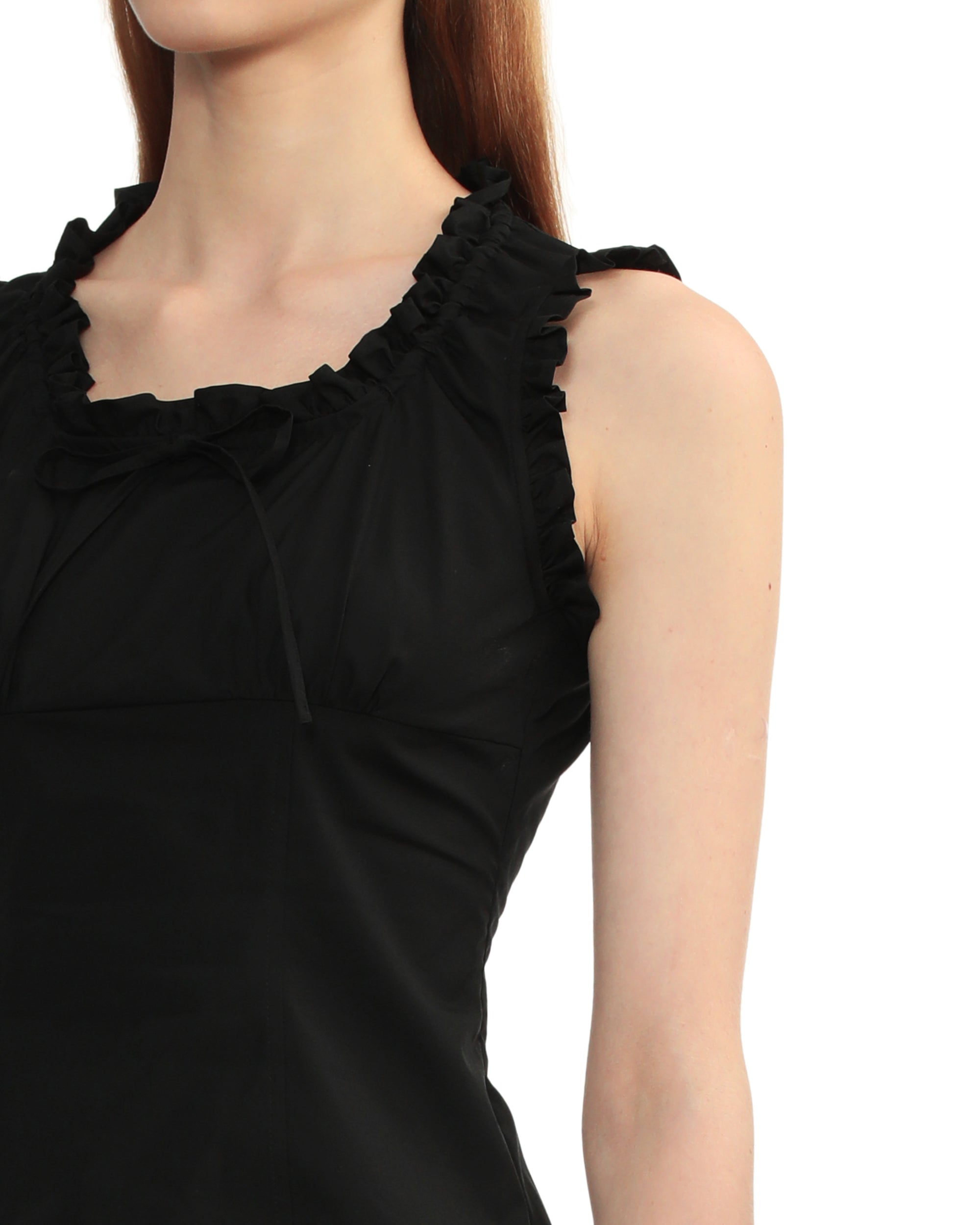 Ruffled tank top