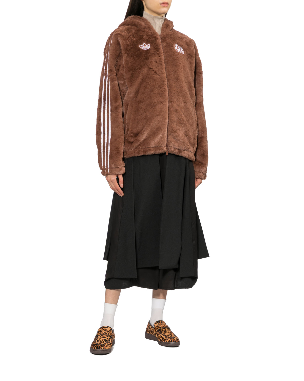 Hooded fleece jacket