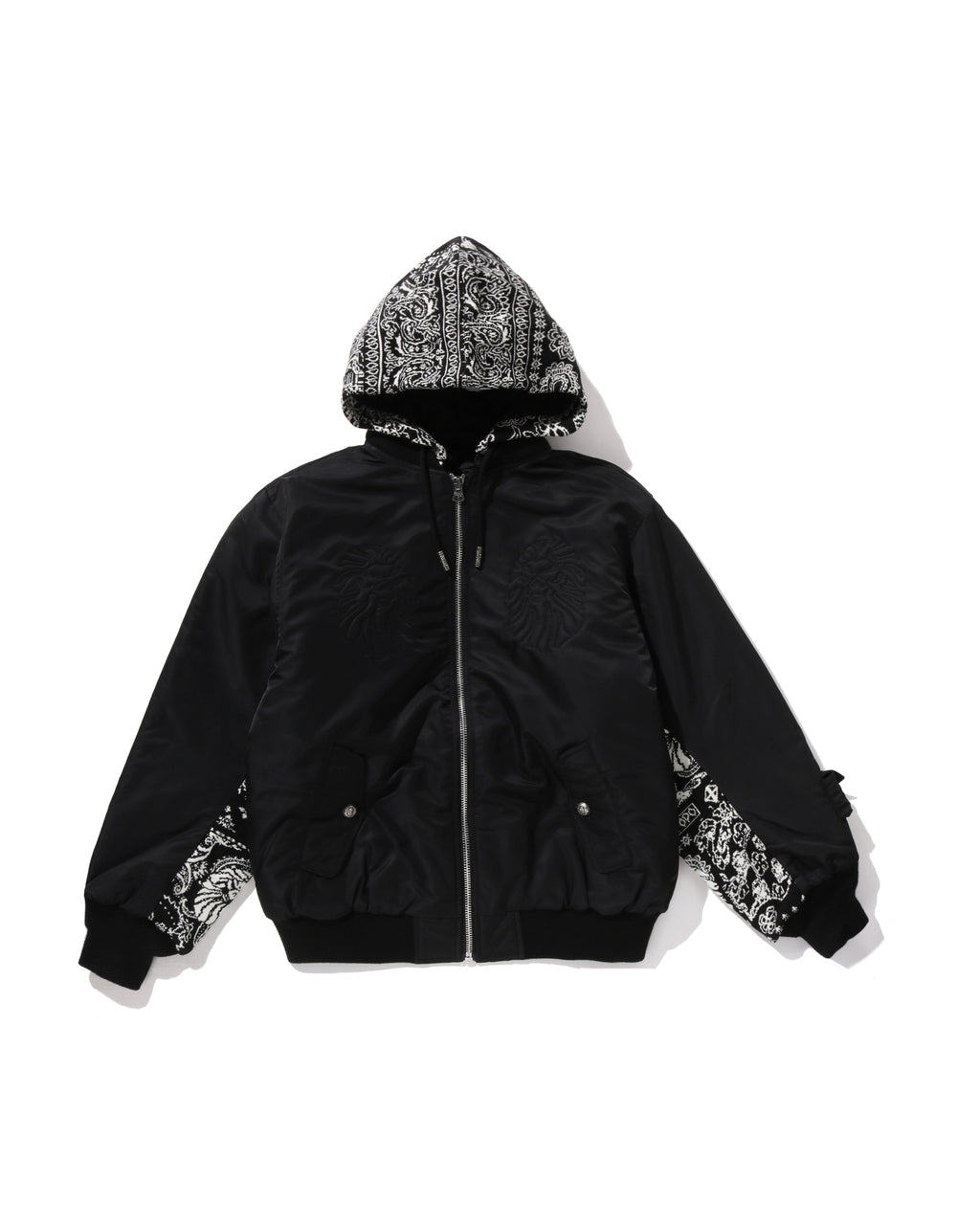 Knit Paisley Trimmed MA-1
