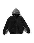 Knit Paisley Trimmed MA-1