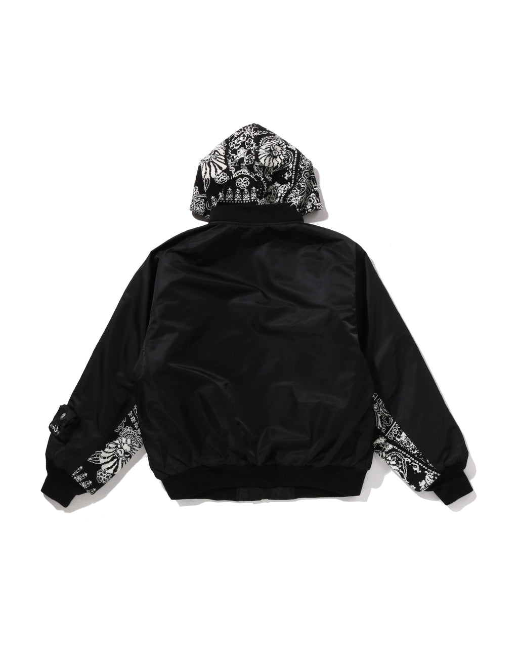 Knit Paisley Trimmed MA-1