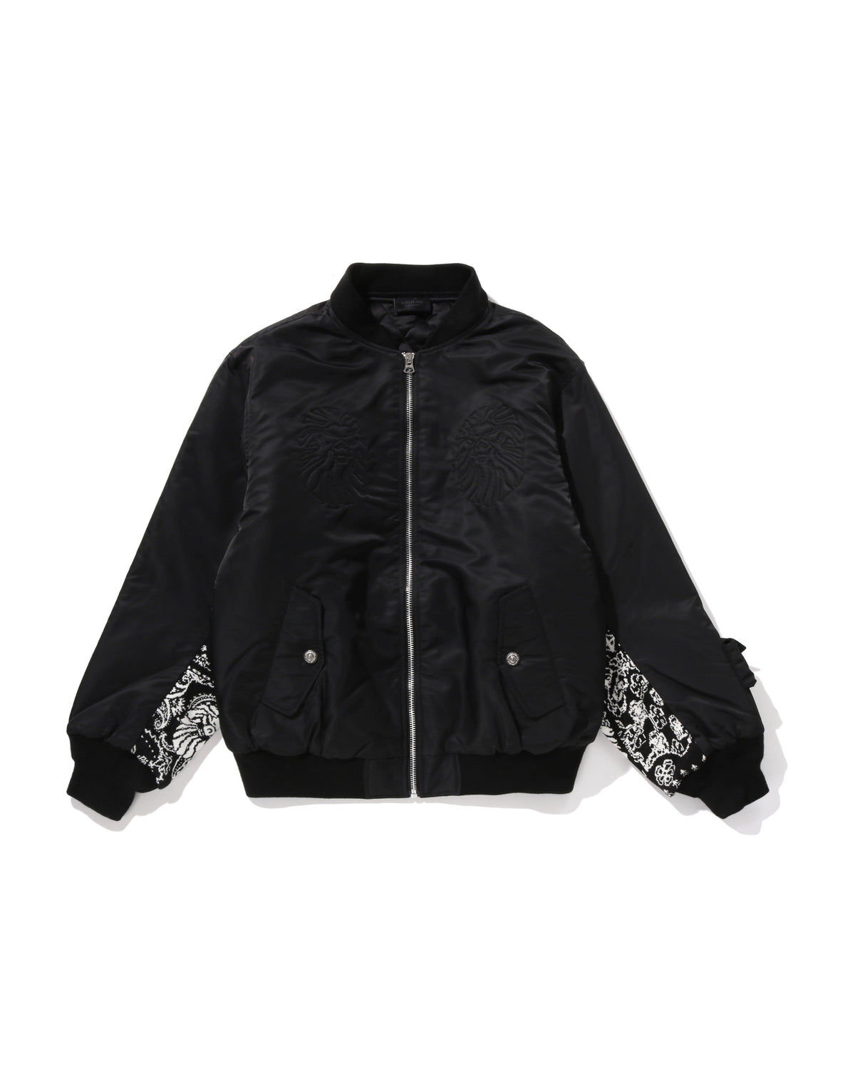 Knit Paisley Trimmed MA-1