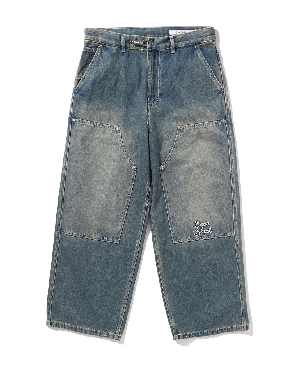 BAPE Black Washed Chore Work Pants #2
