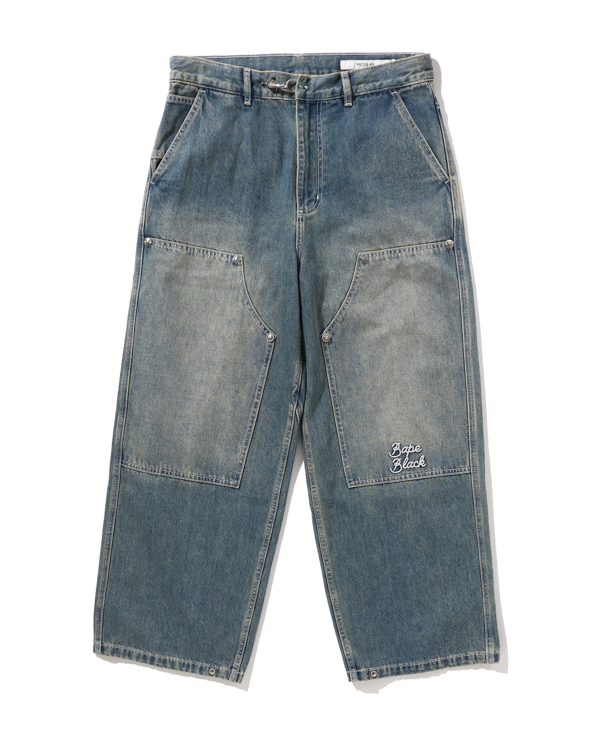 BAPE Black Washed Chore Work Pants #2