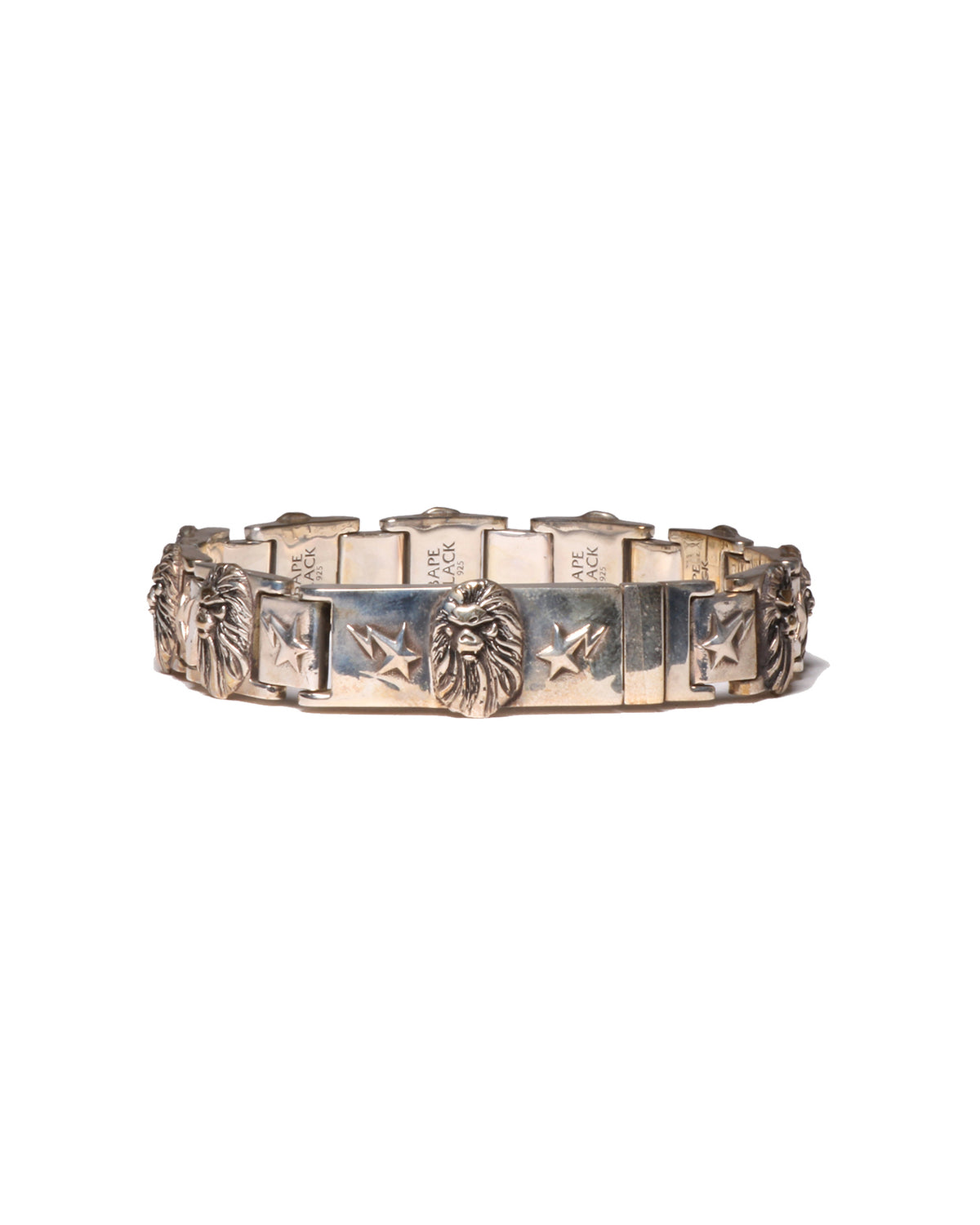 BAPE Black  Item #8 Mad Face Relief Bracelet