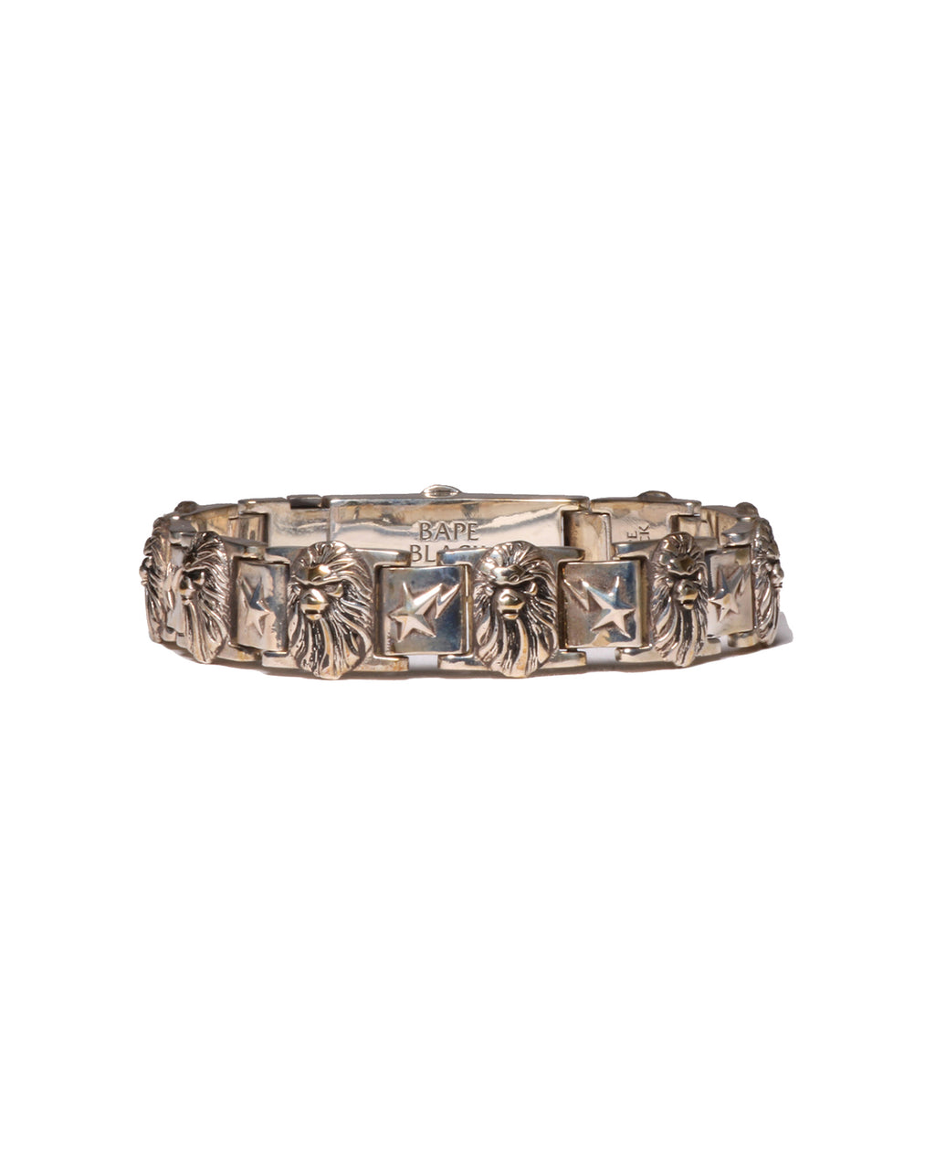 BAPE Black  Item #8 Mad Face Relief Bracelet