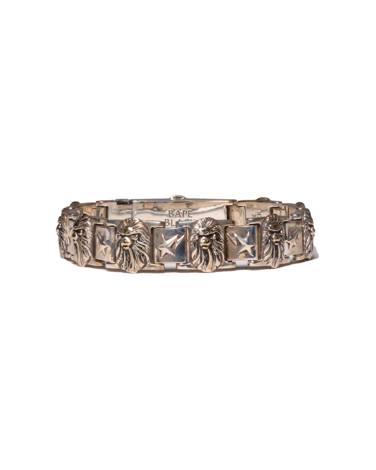 BAPE Black  Item #8 Mad Face Relief Bracelet