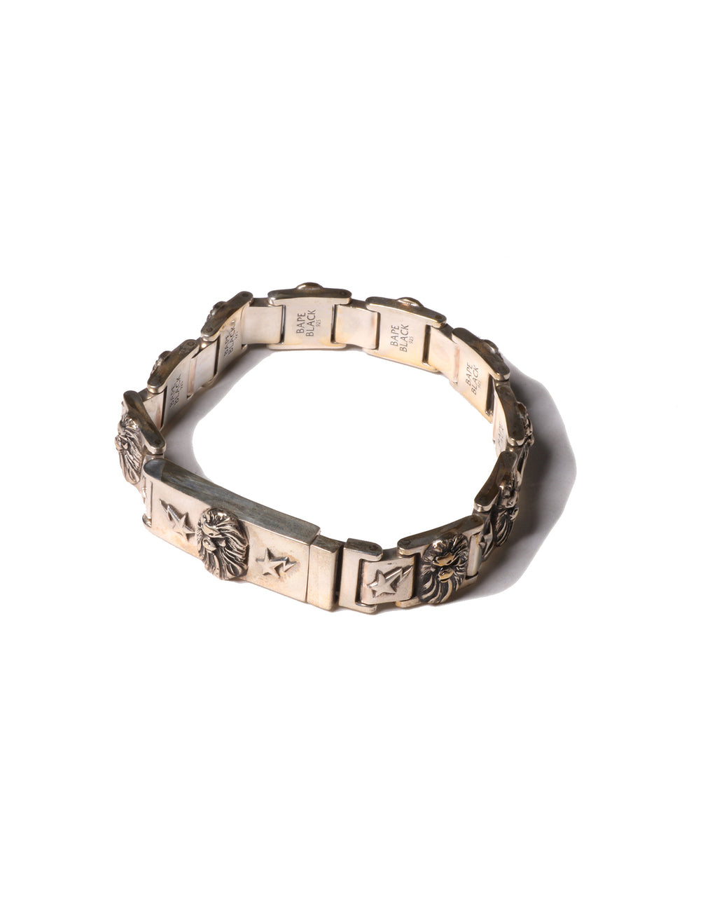 BAPE Black  Item #8 Mad Face Relief Bracelet