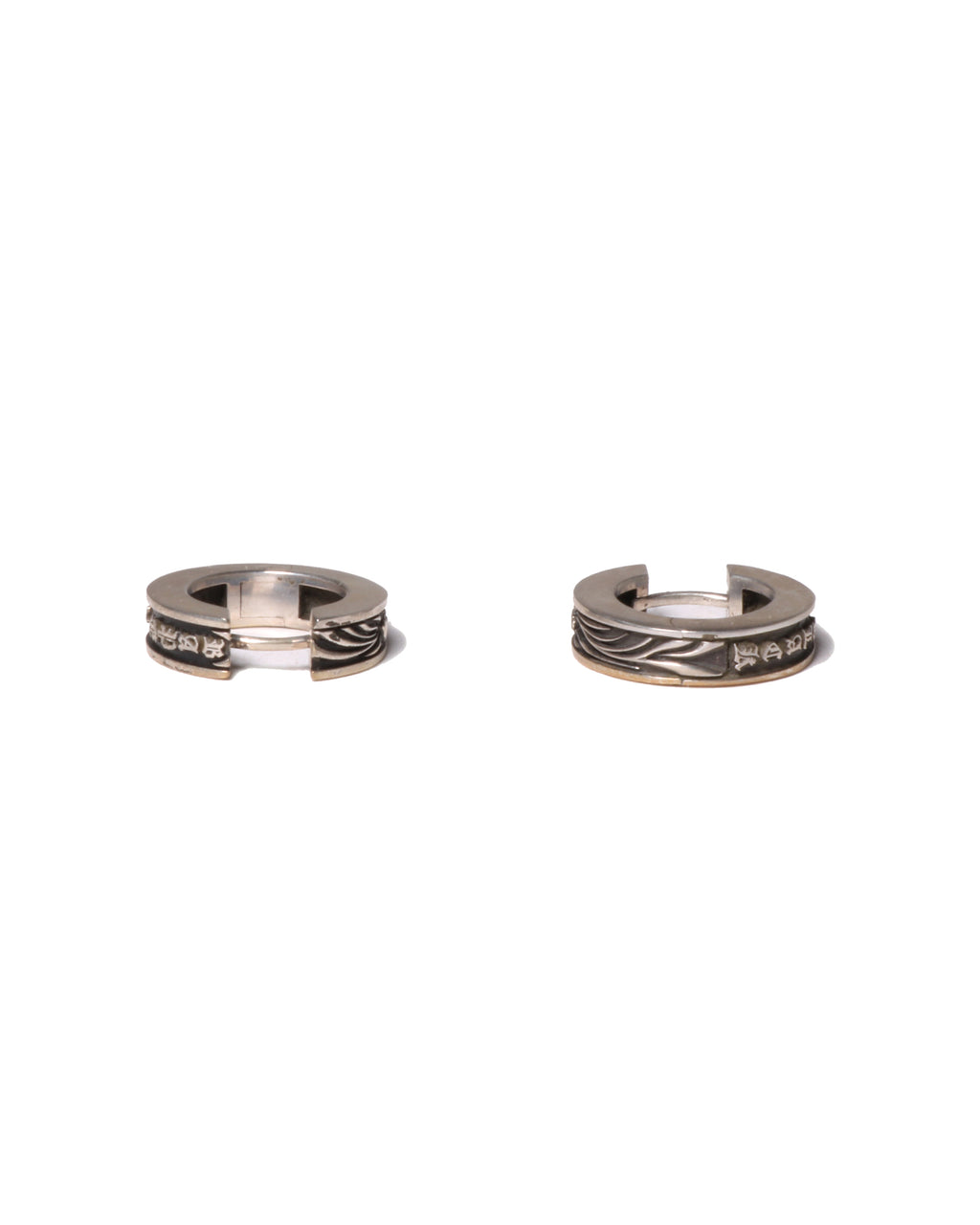 BAPE Black  Item #10 Mad Face Ear Ring with Stone