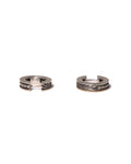 BAPE Black  Item #10 Mad Face Ear Ring with Stone