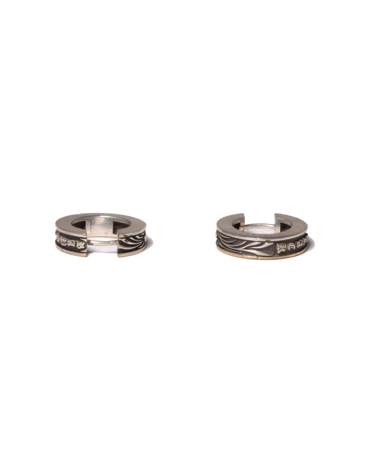 BAPE Black  Item #10 Mad Face Ear Ring with Stone